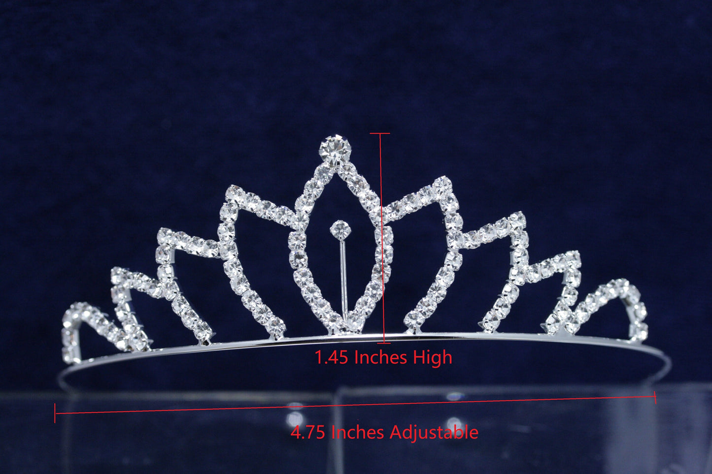 Crystal Bridal Headband, Silver Wedding Tiara, Rhinestone Crown, Crystal Headpiece, Hair Accessories