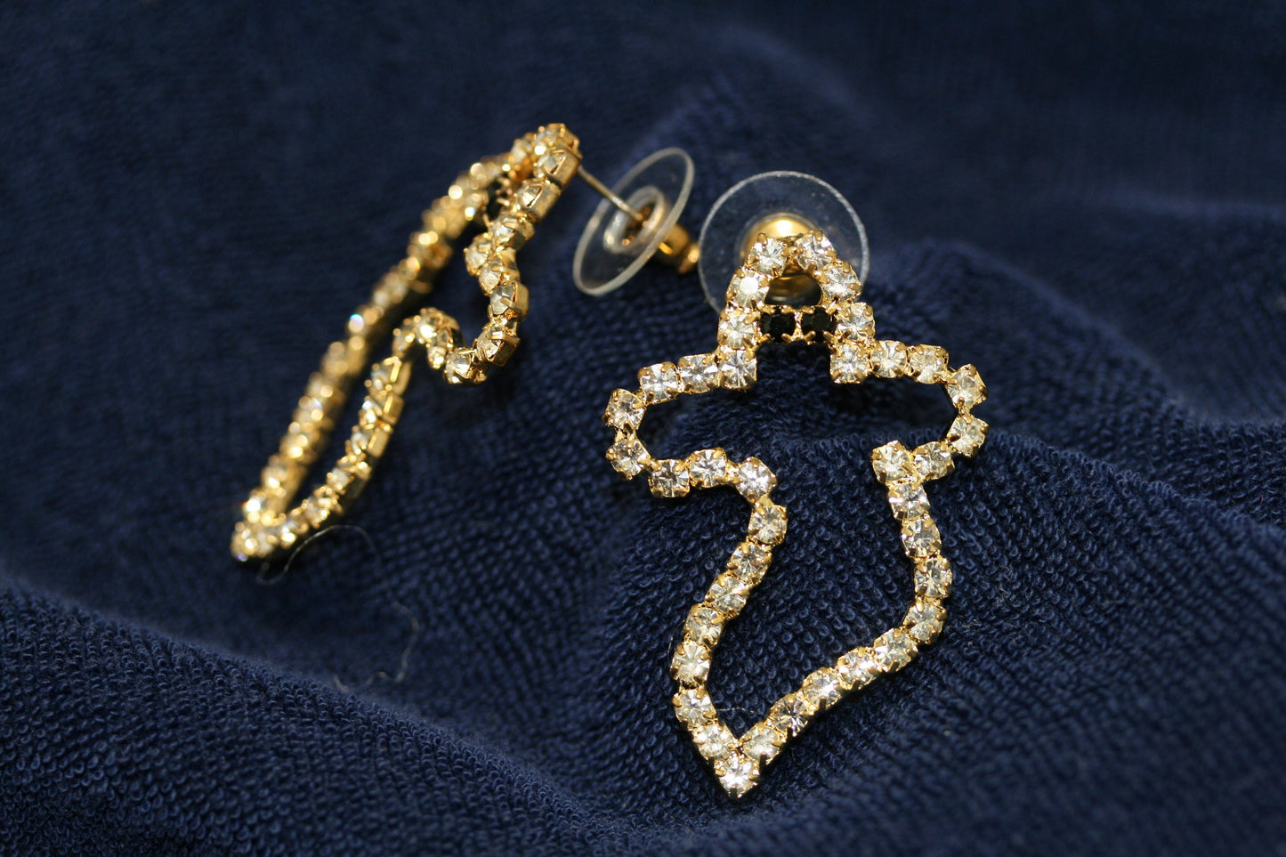 Rhinestone Halloween Earrings for Women Ghost Post Cute Earrings for Women and Teen Girls