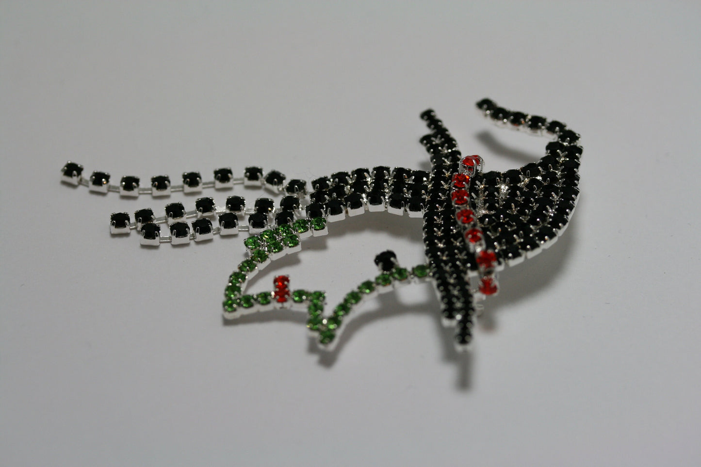 Prong Set Rhinestone Witch Western Wicked Wizard Halloween Pin Brooch, Halloween Witch Jewelry Gift