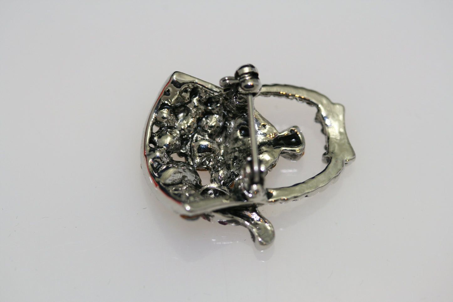 Rhinestone Teapot Brooches For Women Vintage Creative Design Pin Available Fashion Jewelry