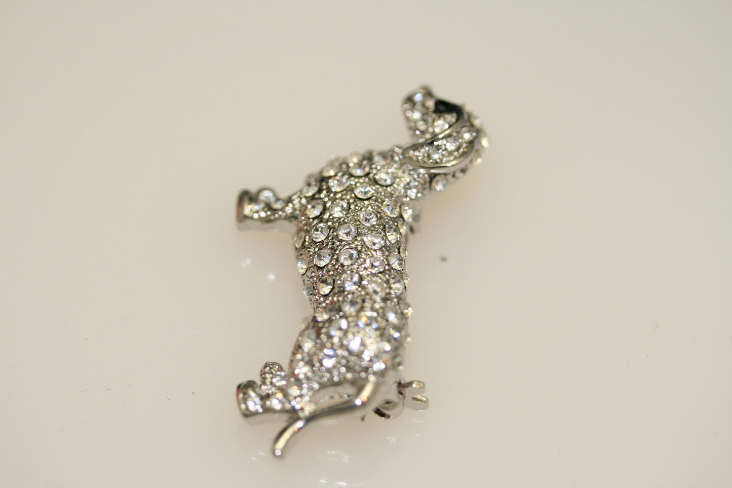 Rhinestone cute dachshund pin, dog pin brooch, rhinestone dog dachshund jewelry
