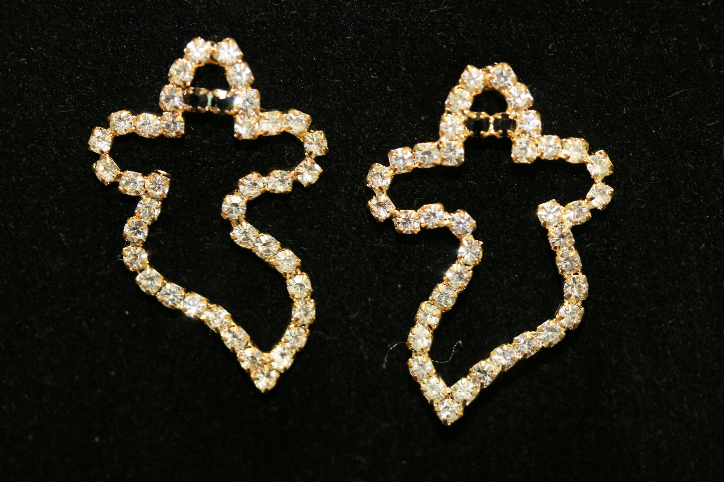Rhinestone Halloween Earrings for Women Ghost Post Cute Earrings for Women and Teen Girls