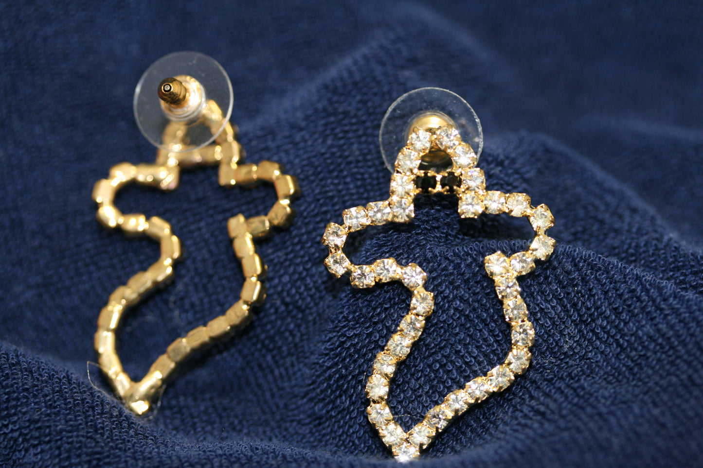 Rhinestone Halloween Earrings for Women Ghost Post Cute Earrings for Women and Teen Girls