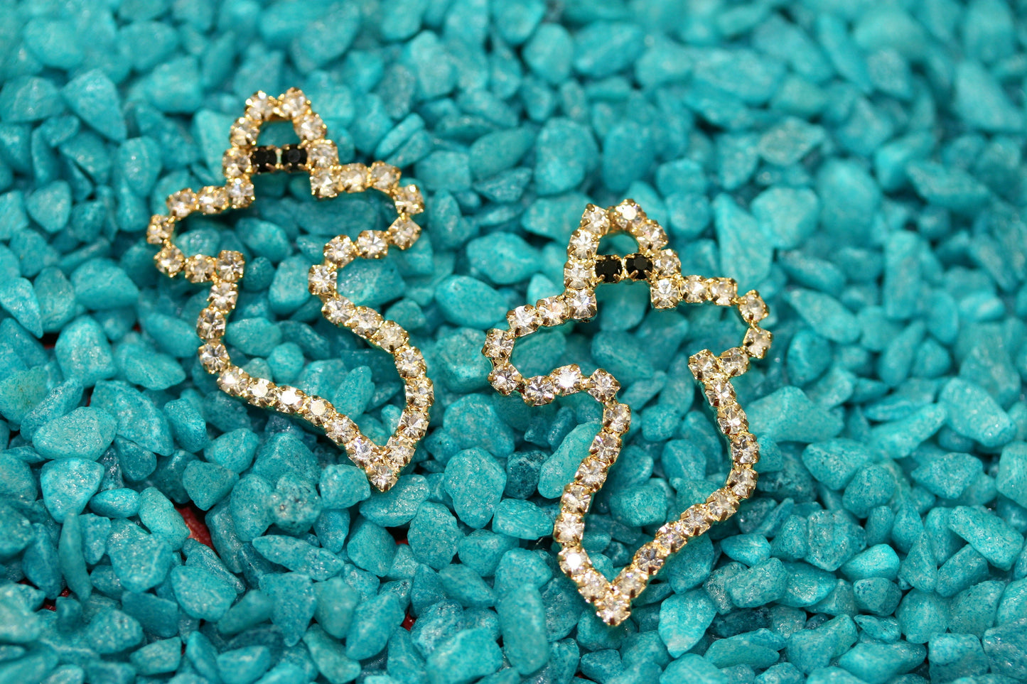 Rhinestone Halloween Earrings for Women Ghost Post Cute Earrings for Women and Teen Girls