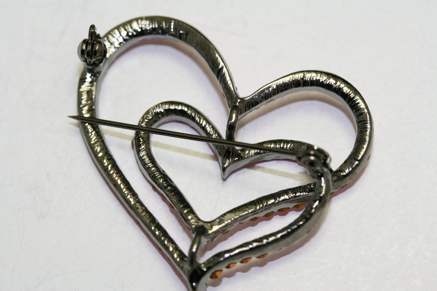 Rhinestone Heart Shape Brooch Pin Love Brooch Fashion Valentine's Day Jewelry Gift wedding heart brooch,