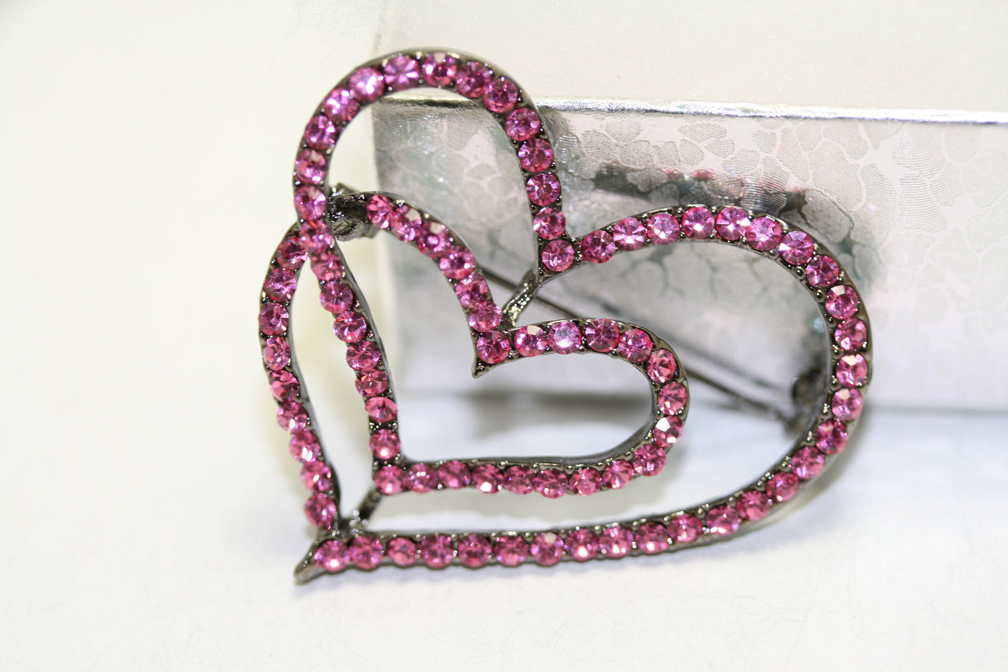 Rhinestone Heart Shape Brooch Pin Love Brooch Fashion Valentine's Day Jewelry Gift wedding heart brooch,