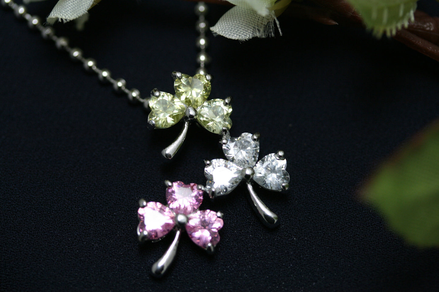 Dainty Shamrock Necklace, Pendant, 3 Leaf Clover Pendant, Irish St Patrick's Day Jewelry Gift