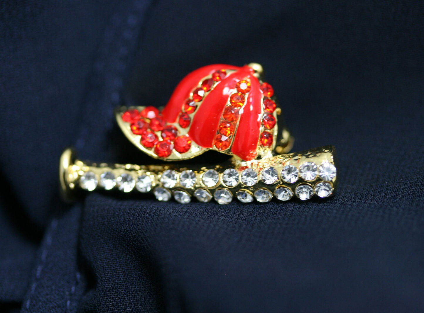 Rhinestone Baseball Cap Bat Sports Pin Brooch Jewelry Pin, Crystal Baseball Cap Bat with Hat Pin, Baseball Jewelry