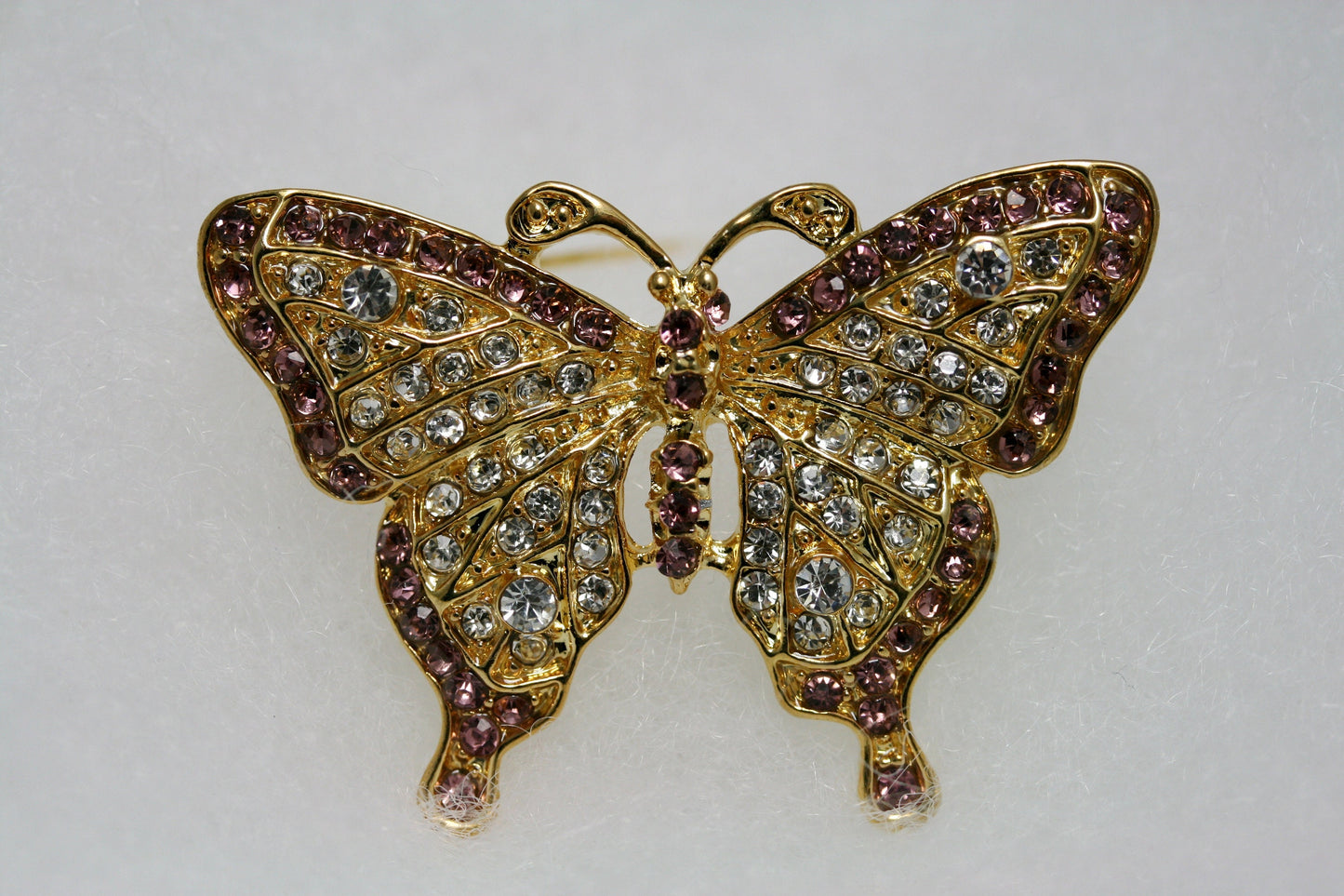 Butterfly Brooch Butterfly Rhinestone Brooch Butterfly Bling Brooch Rhinestone Studded Brooch Gold Butterfly Brooch Butterfly Pin