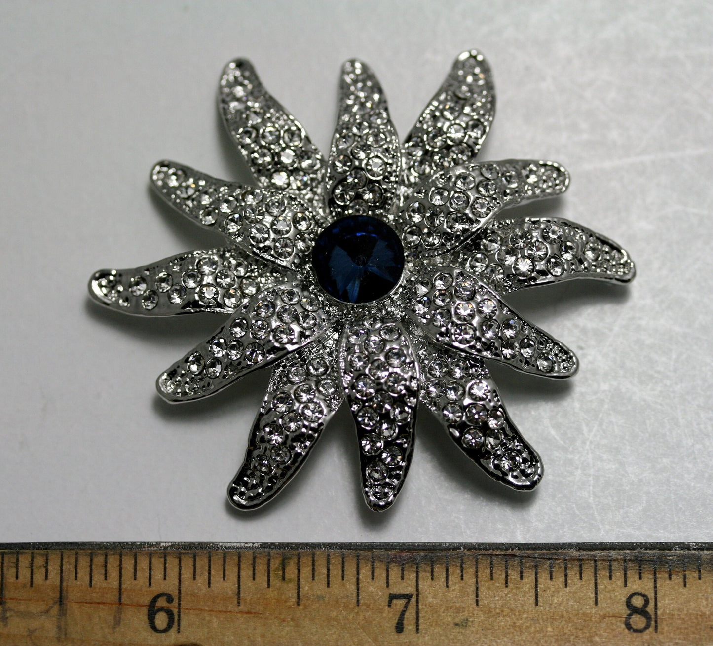 Trendy Crystal Sun Shape Brooch Pin For Women Sun Shape Statement Rhinestone Brooch, Bridal Brooch,