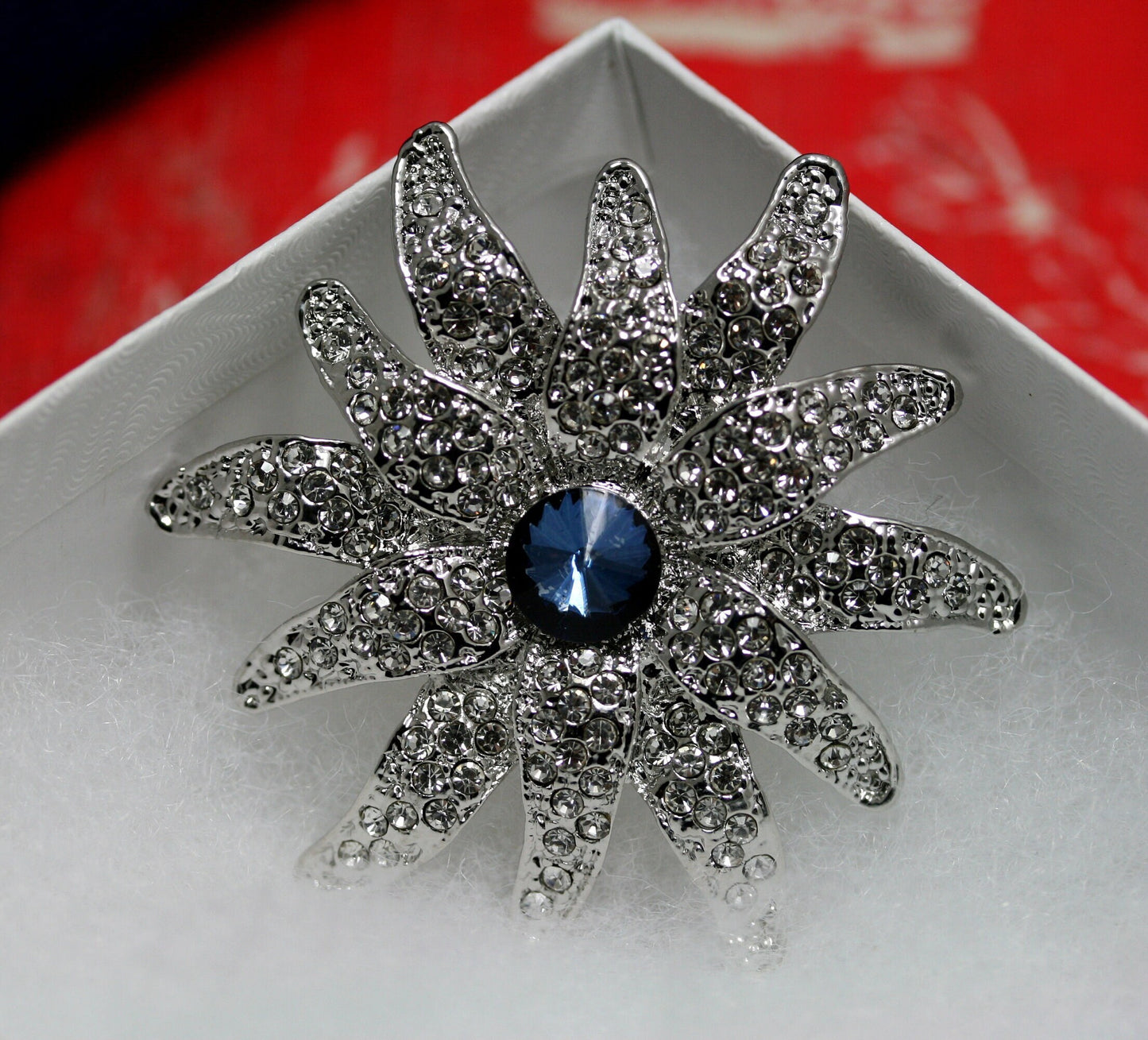 Trendy Crystal Sun Shape Brooch Pin For Women Sun Shape Statement Rhinestone Brooch, Bridal Brooch,
