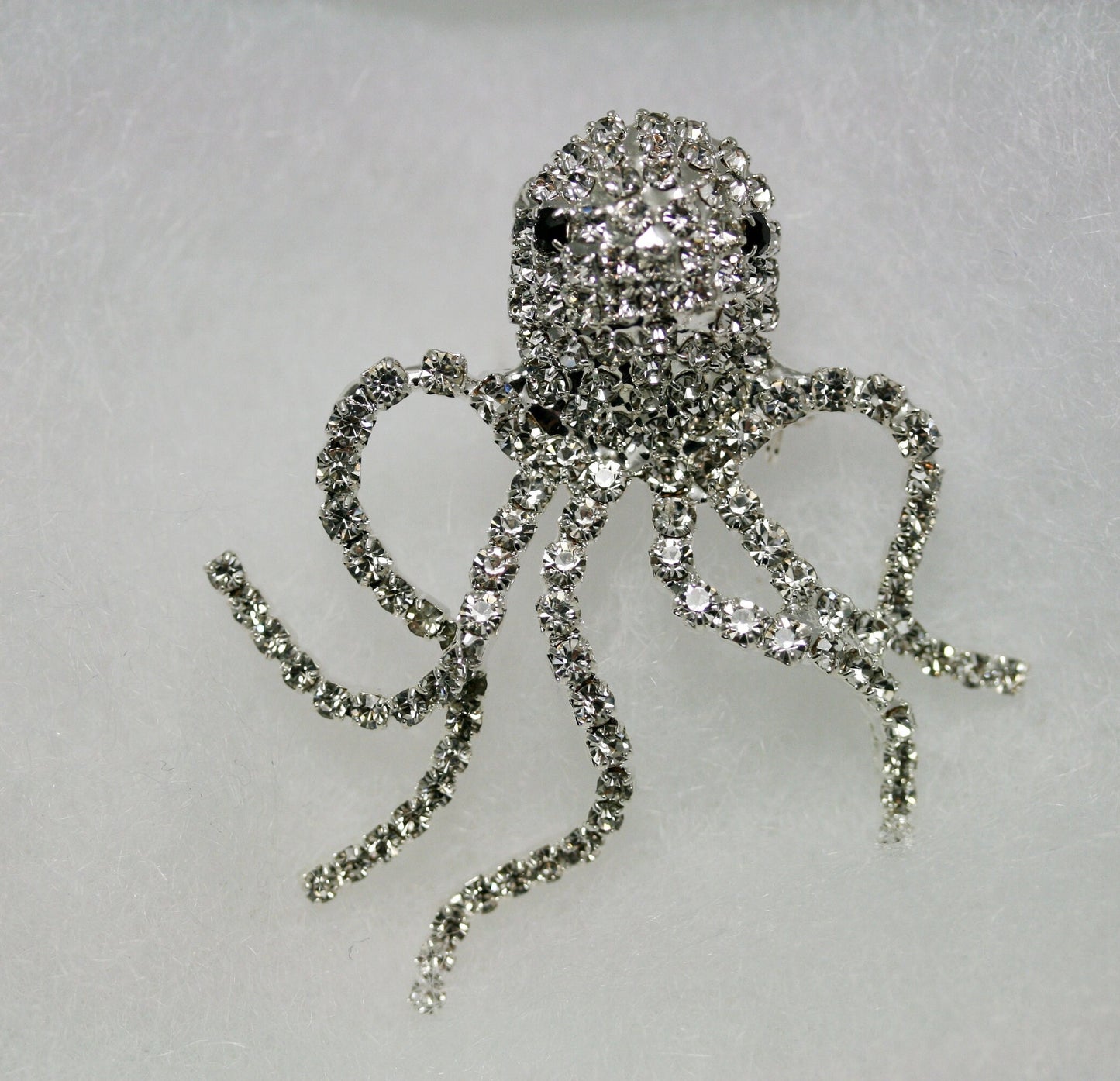 Luxury Sea Animal Brooches, Crystal Rhinestone Octopus Brooch Pin For Women, Sea Creature Broach