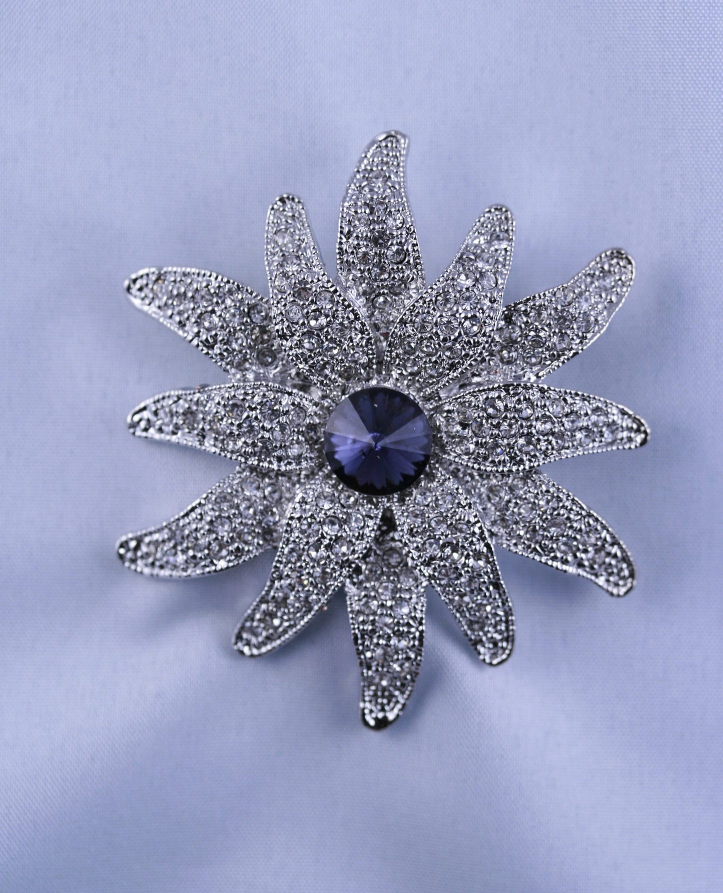 Trendy Crystal Sun Shape Brooch Pin For Women Sun Shape Statement Rhinestone Brooch, Bridal Brooch,