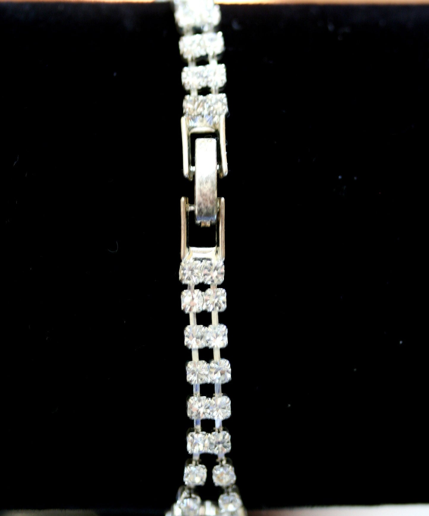 Rhinestone Bracelet Wedding Bracelet Cubic Zirconia CZ Bracelet Bridal Bracelet Crystal Silver Bridal Jewelry gift (Clearance No Return)