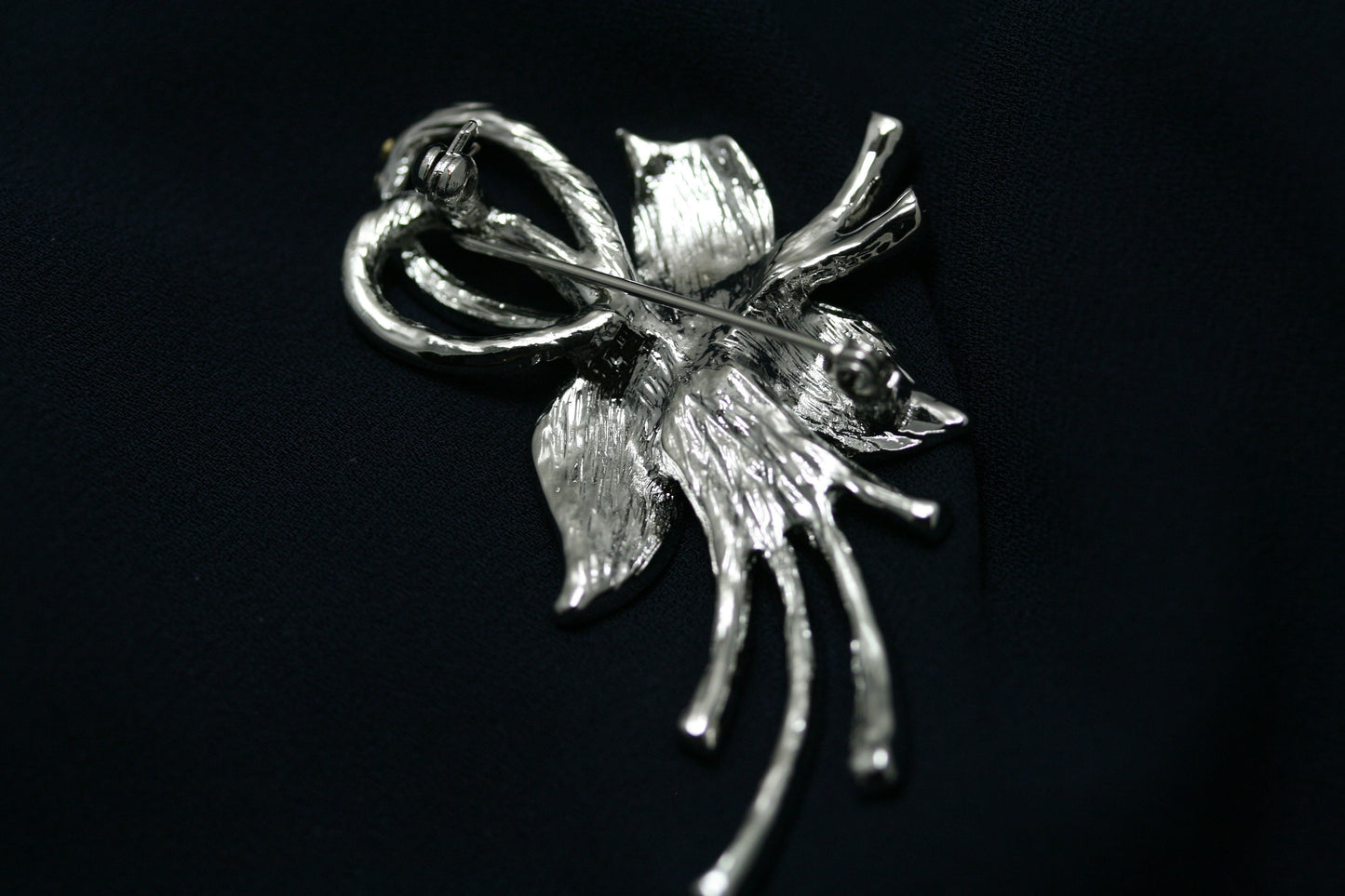 Clear Rhinestone Flower Brooch Pins Fashion Silver Tone Crystal Flower Wedding Corsage Party Jewelry Brooches Bridal Bouquet Pins