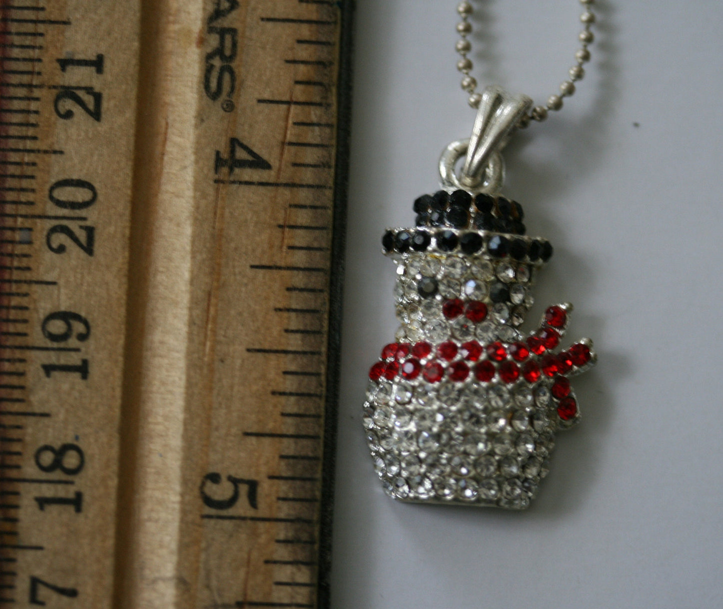 Rhinestone Christmas Stockings, Snowflake, Snowman, Santa hat, Candy Cane Charm, Xmas Pendant Necklace, Small Xmas Pendant with Chain