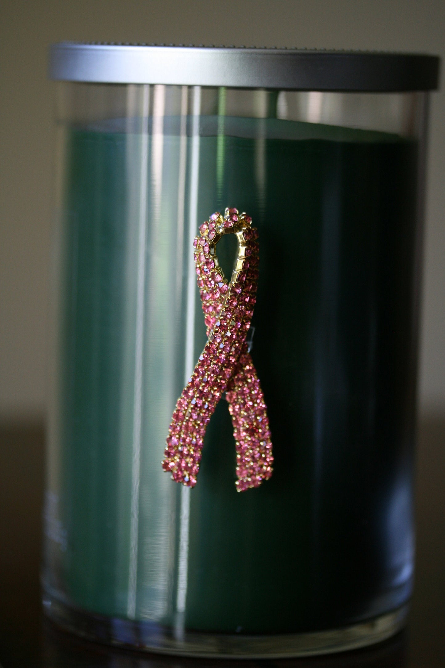 Breast Cancer Brooch Pin, Hot Pink Rhinestone Breast Cancer Awareness Ribbon Pin Brooch, Flat Back Breast Cancer Jewelry DIY