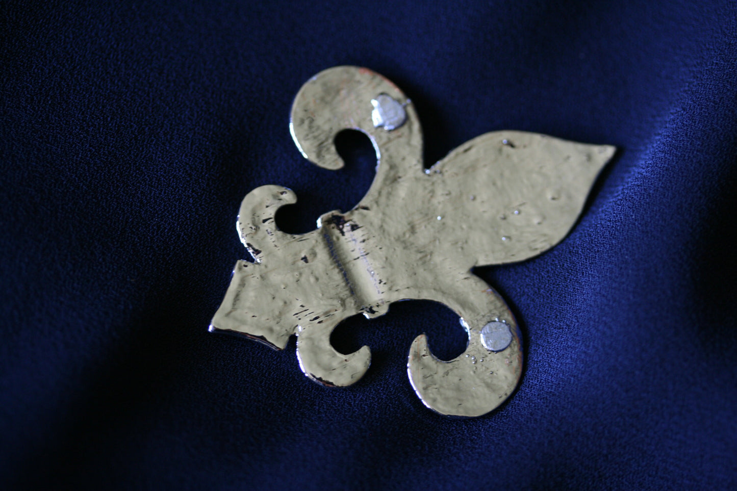 New Orleans Fleur De Lis Boutonniere Black Rhinestone Brooch, Pendant, French Fleur De LIs Crystal Lapel Pin, Flat Back Fleur De Lis Jewelry