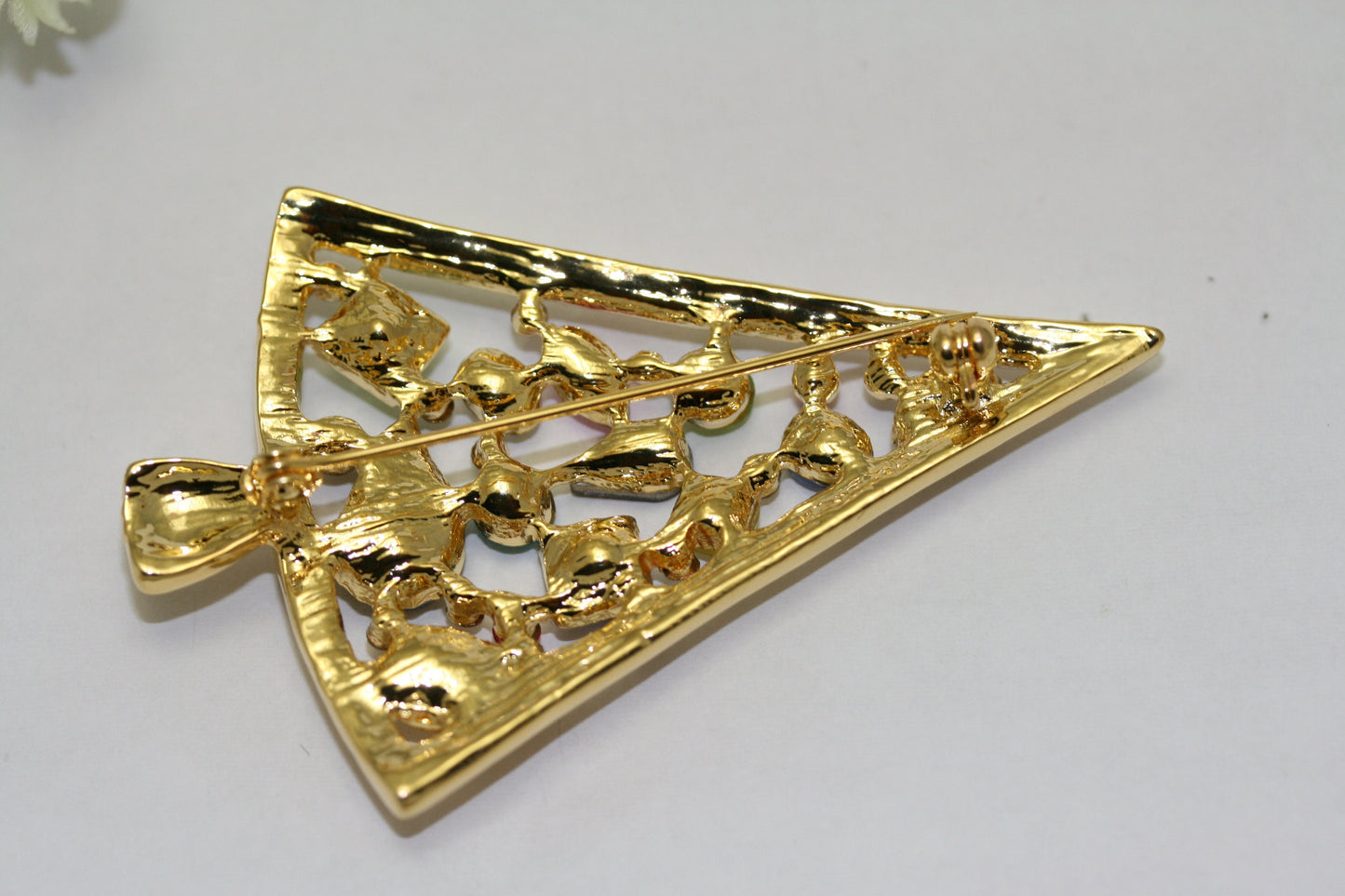 Christmas tree pin brooch, Holiday Christmas Jewelry