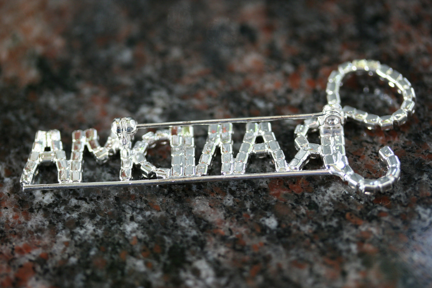 Rhinestone "Grandma" Brooch Pin