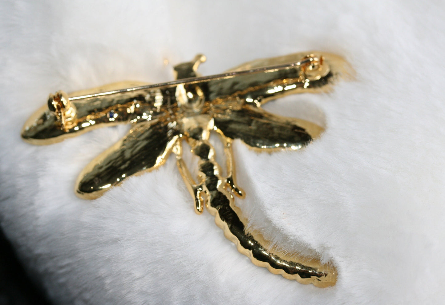Rhinestone Dragonfly Brooch Pin Animal Brooch Women Dress Scarf Brooch Hats Pin Clothing Accessories