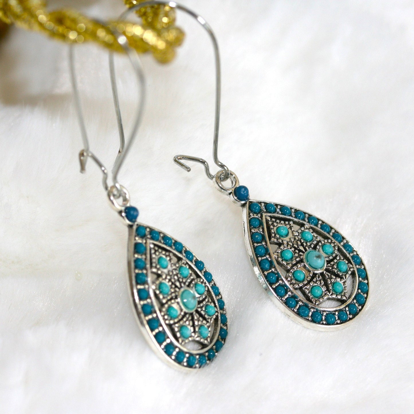 Fashion Vintage Drop Dangle Earrings Vintage Drop Fashionable Long Bohemian Earrings For Women