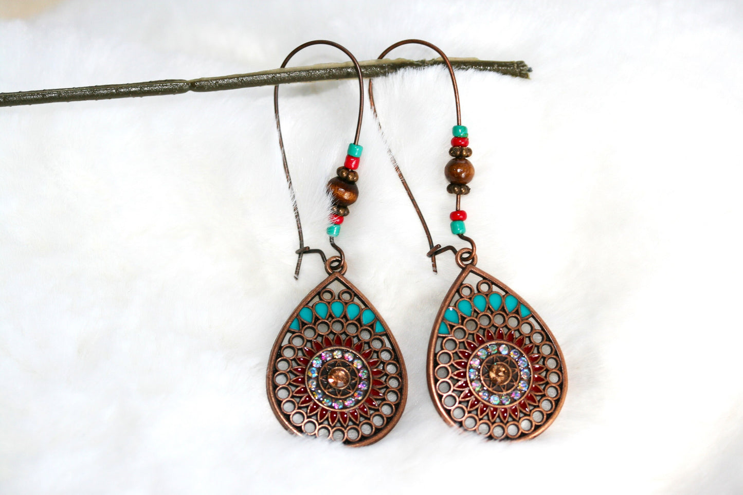 Fashion Vintage Drop Dangle Earrings Vintage Drop Fashionable Long Bohemian Earrings For Women