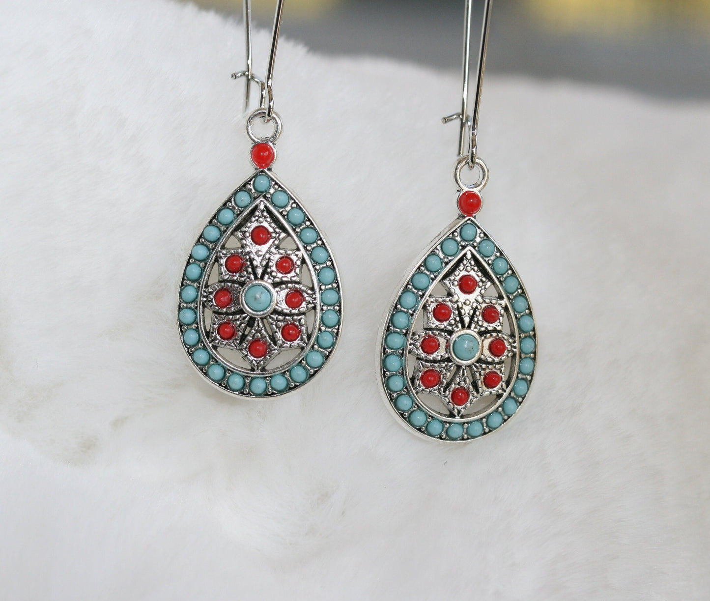 Fashion Vintage Drop Dangle Earrings Vintage Drop Fashionable Long Bohemian Earrings For Women