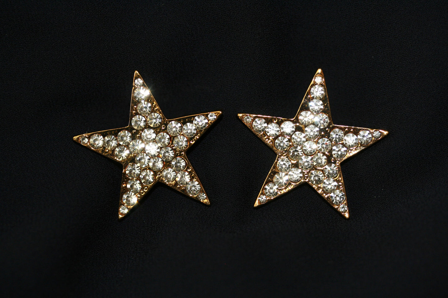 Rhinestone Star Stud Earrings Silver Star Earrings Gold Star Earrings Taxes Star Earring