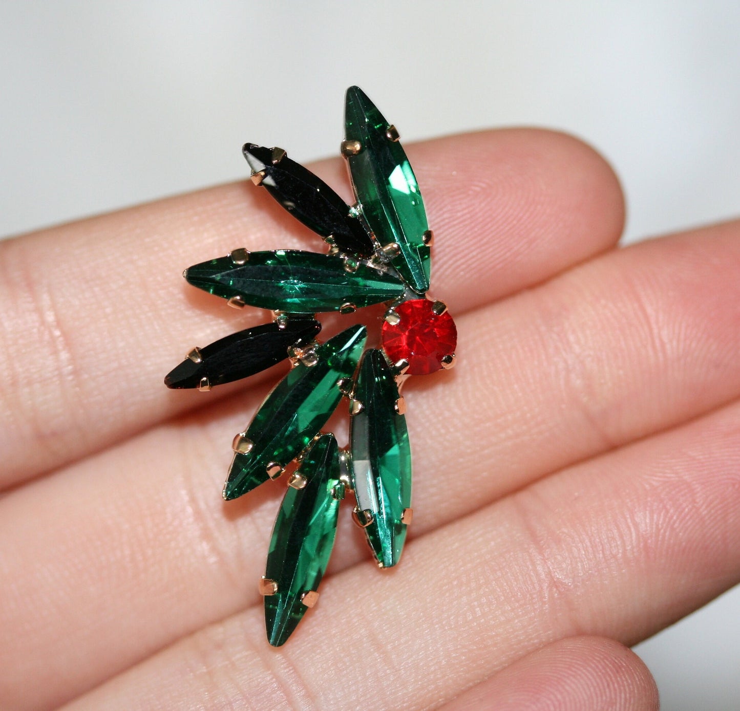 Rhinestone Cluster Stud Bridal Earrings, Christmas Earrings, Woman Earring , Xmas Earring, Holiday Earring Gift