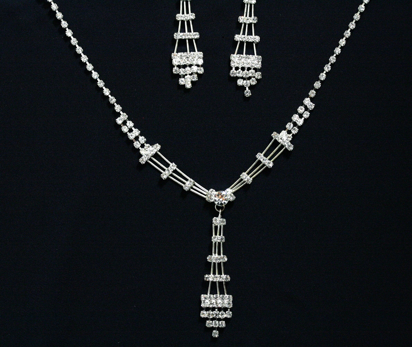 Wedding necklace set, Bridal necklace and earring set, CZ bridal necklace set, Jewelry Set For Women Perfect Gift For Her