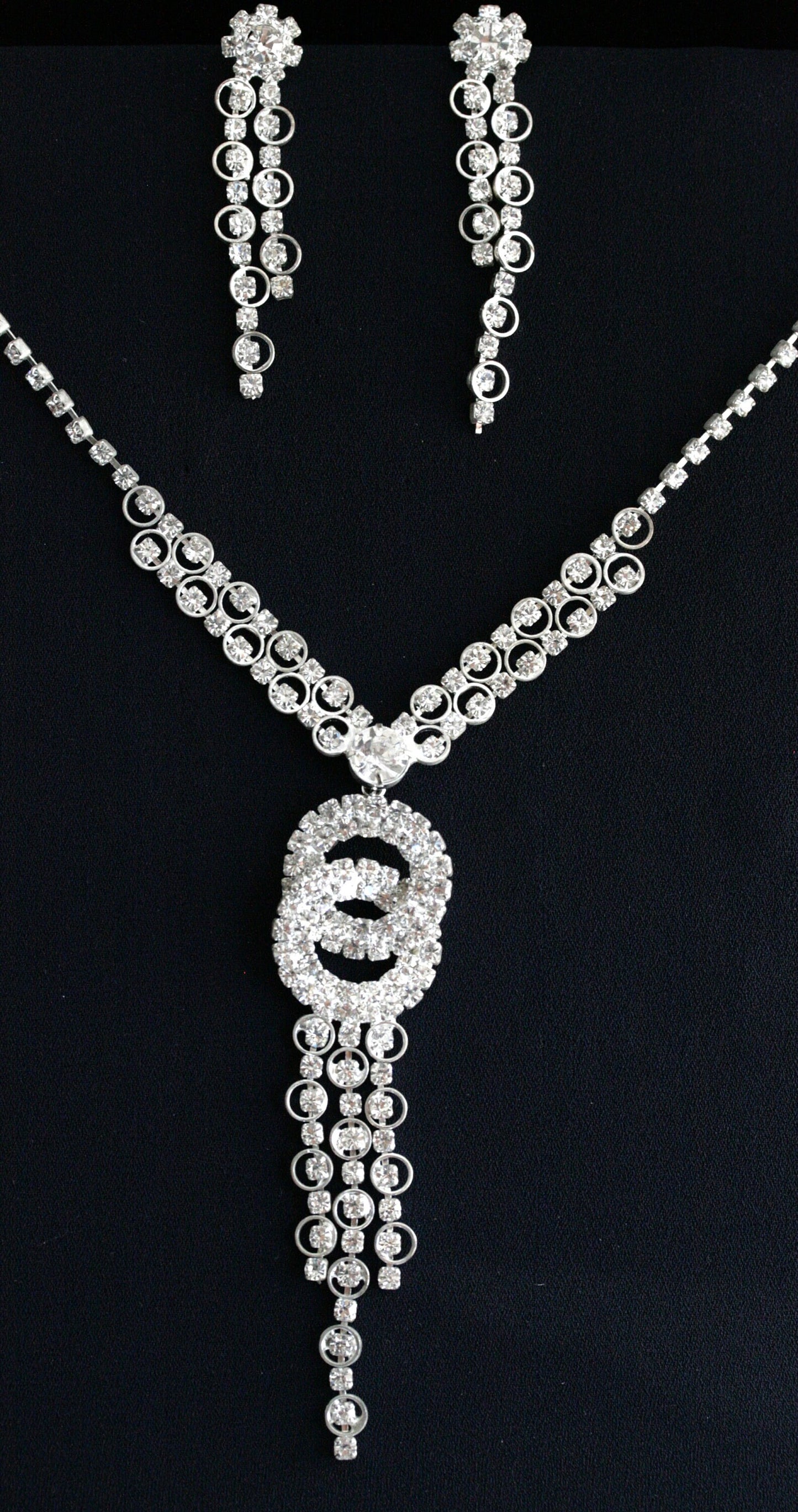 Wedding necklace set, Bridal necklace and earring set, CZ bridal necklace set, Jewelry Set For Women Perfect Gift For Her