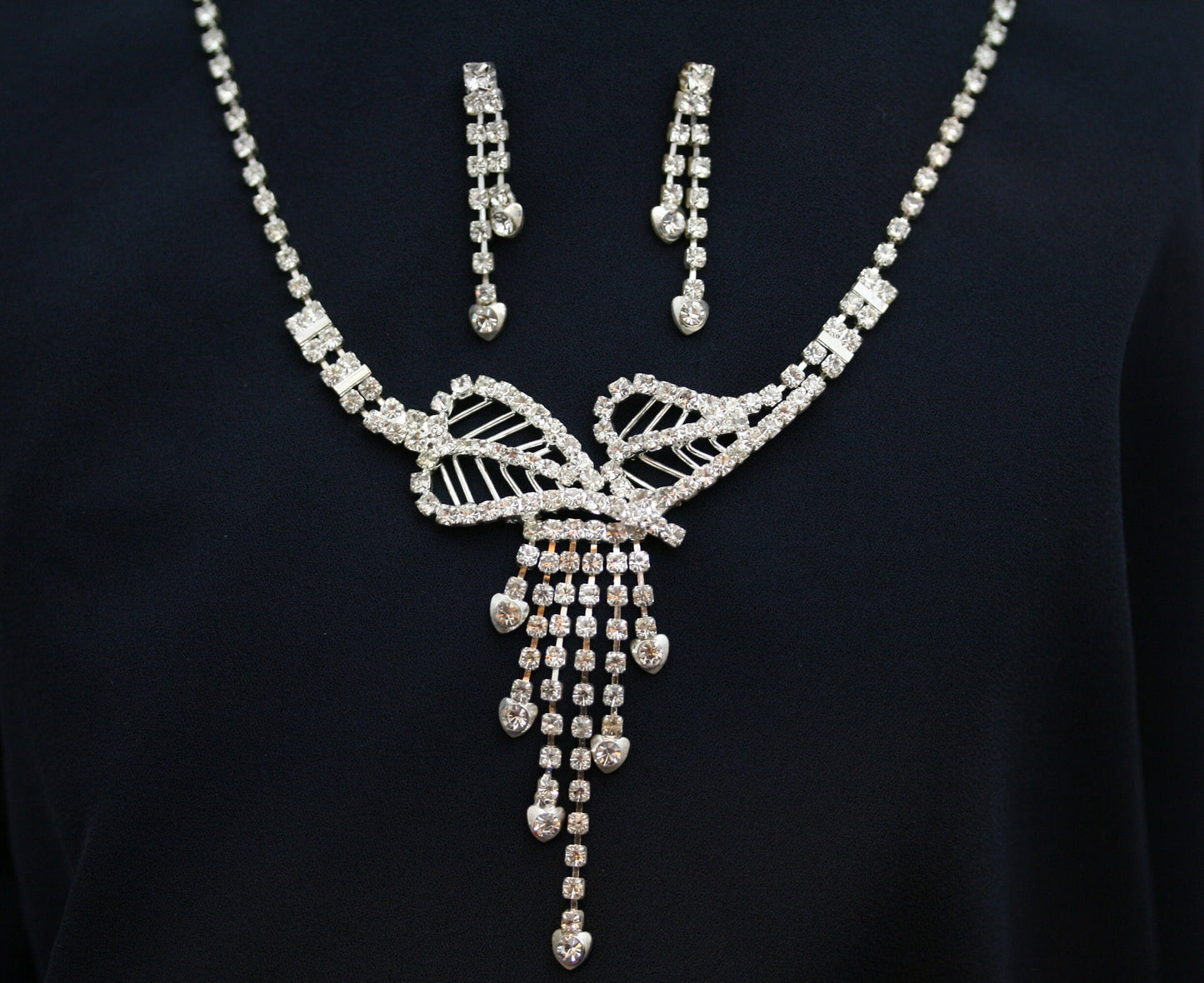 Wedding necklace set, Bridal necklace and earring set, CZ bridal necklace set, Jewelry Set For Women Perfect Gift For Her