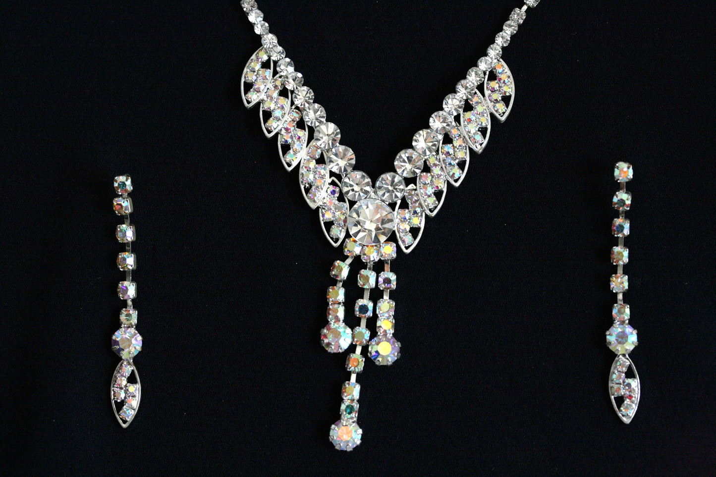 Wedding necklace set, Bridal necklace and earring set, CZ bridal necklace set, Jewelry Set For Women Perfect Gift For Her