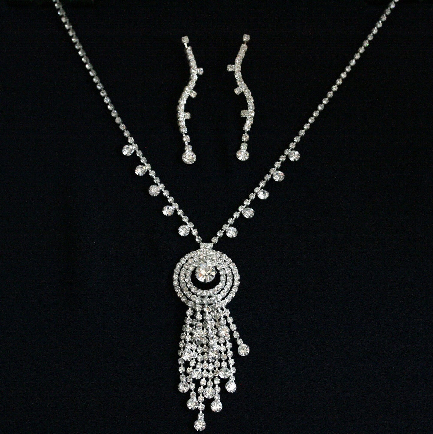 Wedding necklace set, Bridal necklace and earring set, CZ bridal necklace set, Jewelry Set For Women Perfect Gift For Her