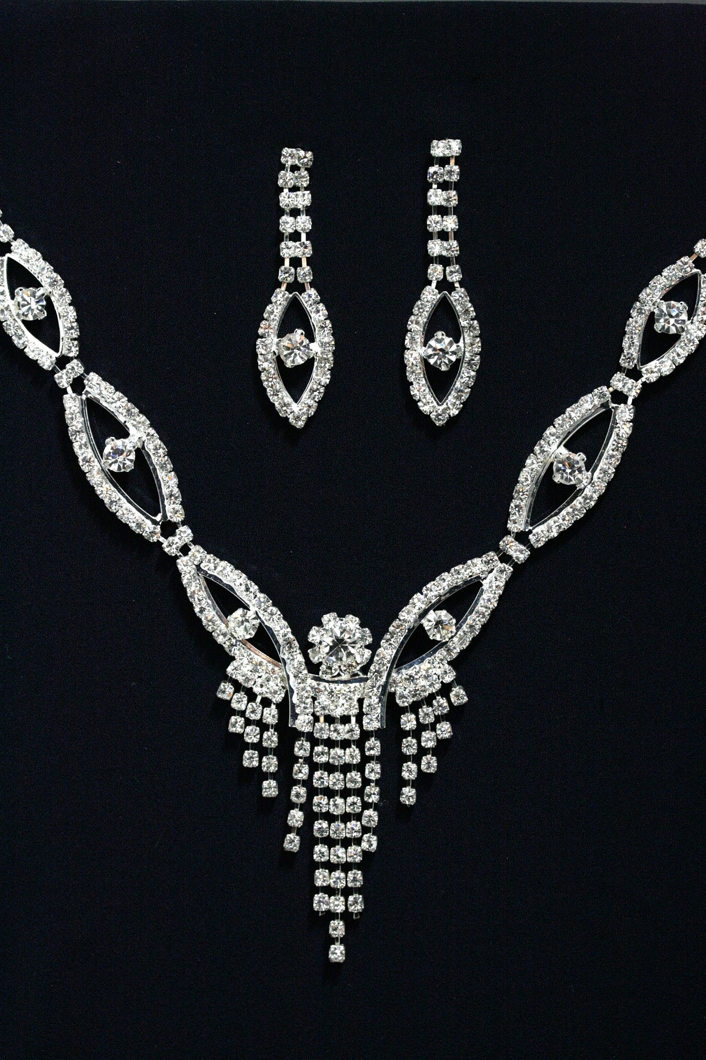 Wedding necklace set, Bridal necklace and earring set, CZ bridal necklace set, Jewelry Set For Women Perfect Gift For Her