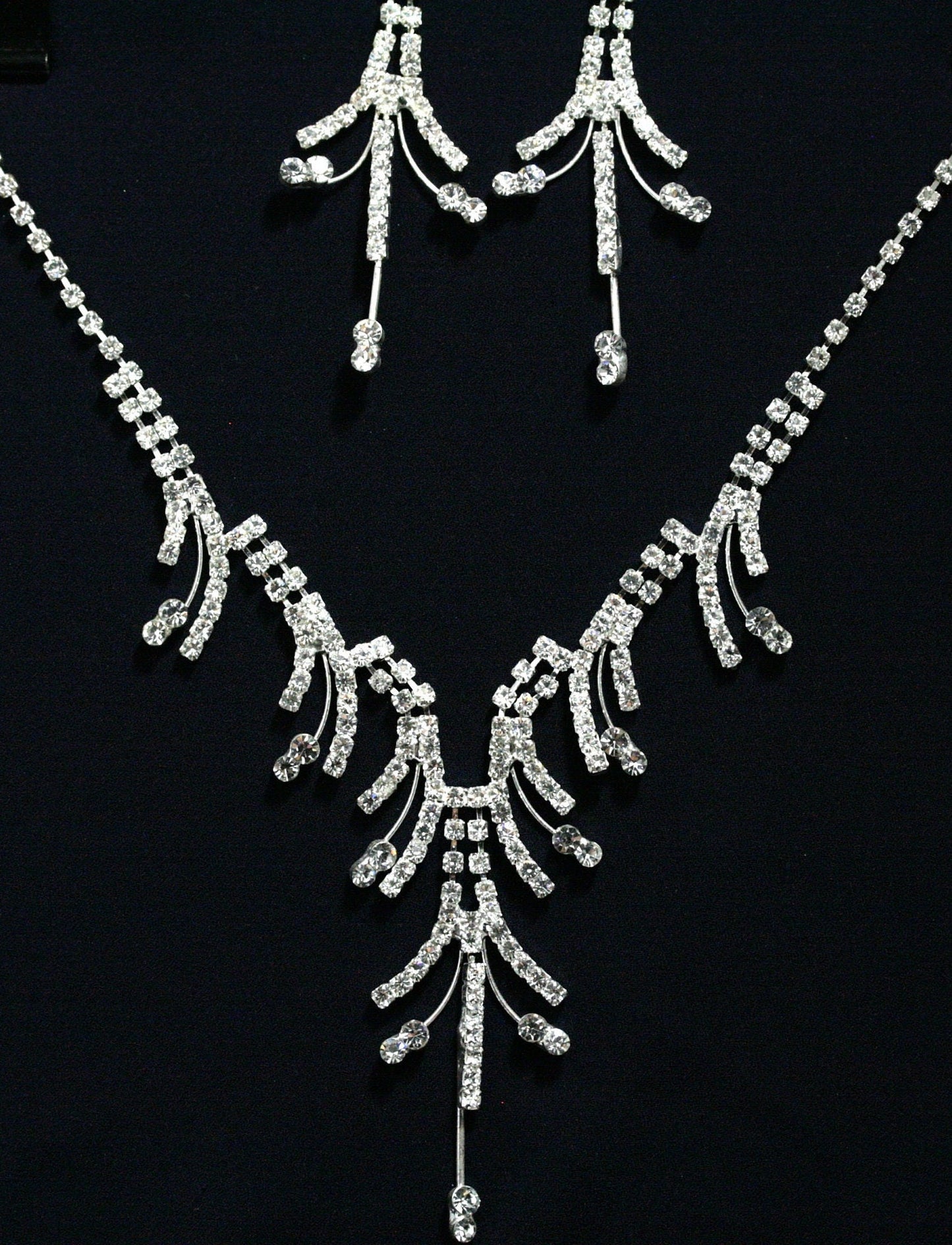 Wedding necklace set, Bridal necklace and earring set, CZ bridal necklace set, Jewelry Set For Women Perfect Gift For Her