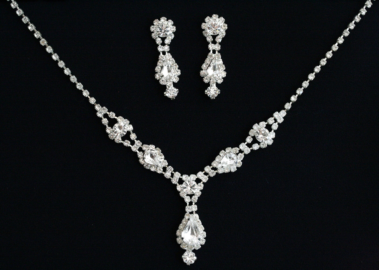Wedding necklace set, Bridal necklace and earring set, CZ bridal necklace set, Jewelry Set For Women Perfect Gift For Her