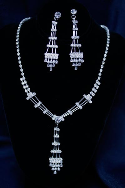 Wedding necklace set, Bridal necklace and earring set, CZ bridal necklace set, Jewelry Set For Women Perfect Gift For Her
