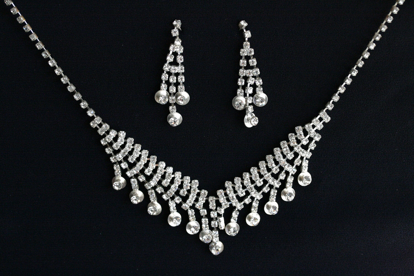 Wedding necklace set, Bridal necklace and earring set, CZ bridal necklace set, Jewelry Set For Women Perfect Gift For Her