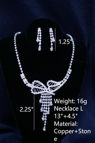 Wedding necklace set, Bridal necklace and earring set, CZ bridal necklace set, Jewelry Set For Women Perfect Gift For Her