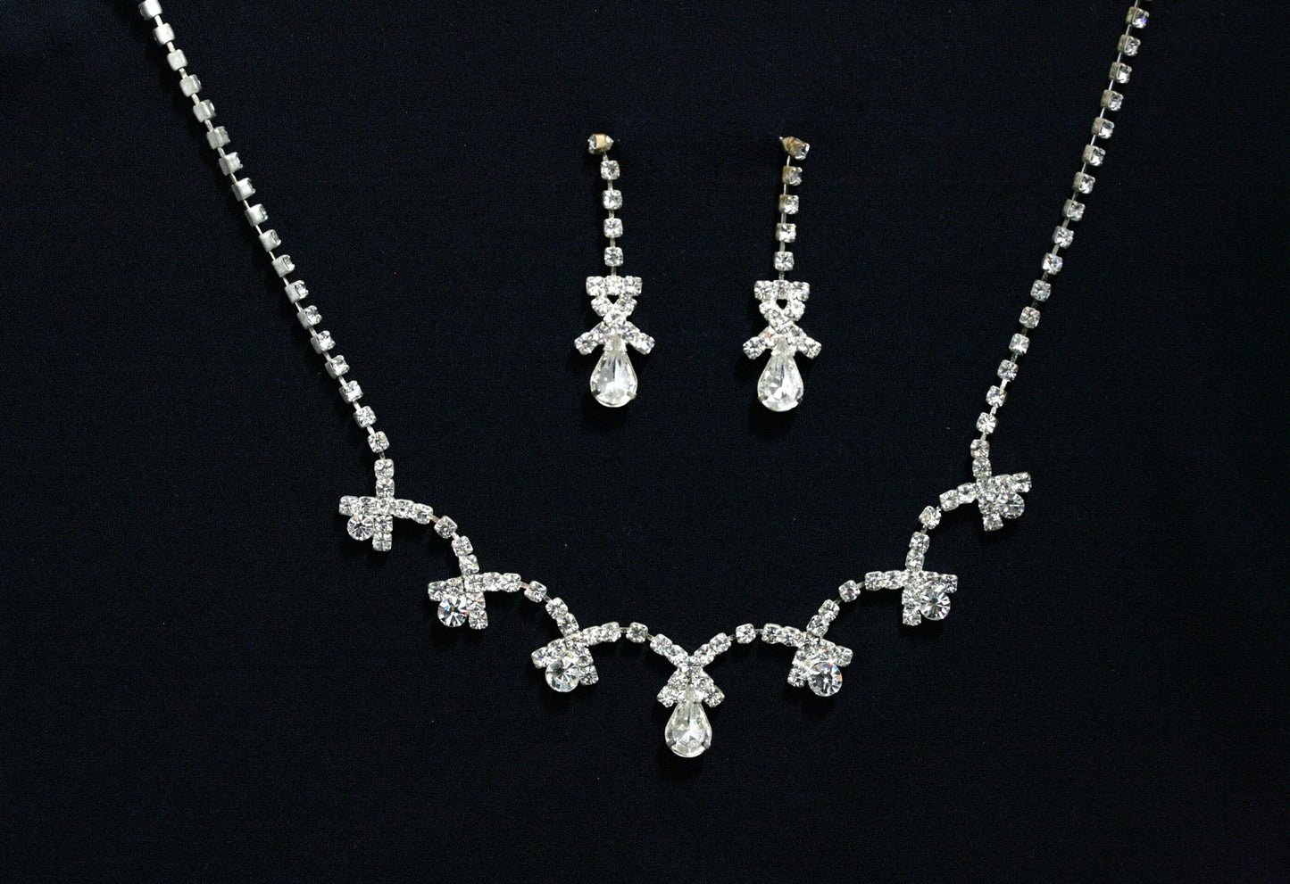 Wedding necklace set, Bridal necklace and earring set, CZ bridal necklace set, Jewelry Set For Women Perfect Gift For Her