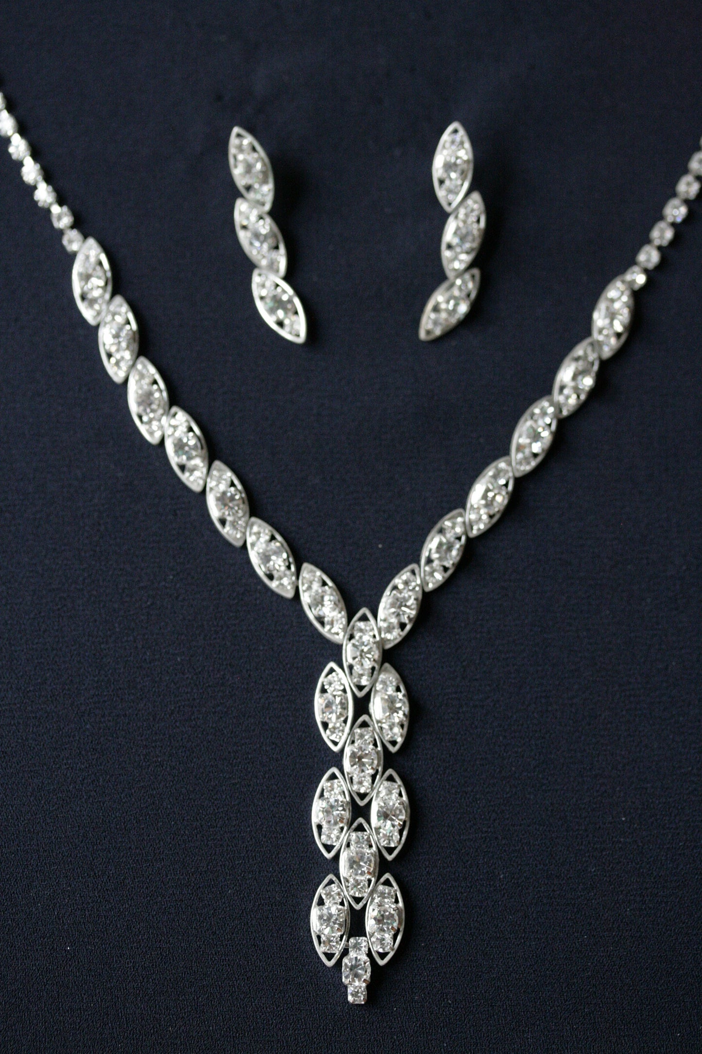 Wedding necklace set, Bridal necklace and earring set, CZ bridal necklace set, Jewelry Set For Women Perfect Gift For Her