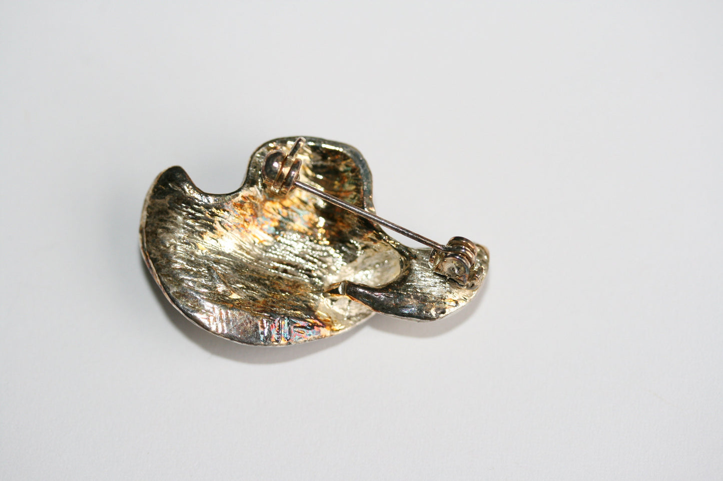 Elegant Sparkly Vintage Rhinestone Hat Brooch Pin Antique Silver Hat Brooch Pin