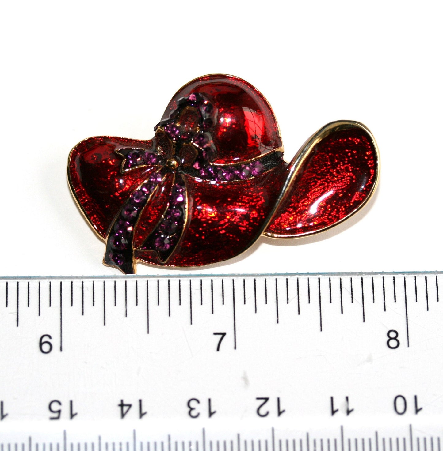 Red Hat Club Lapel Pin, Red Hat Club Post Earrings Fashion Red hat Pin and Earrings Set