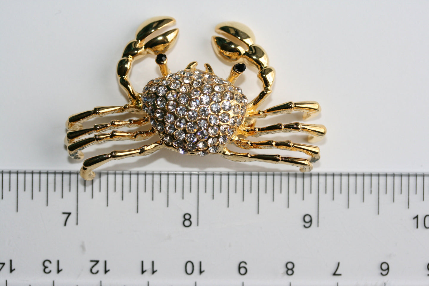 Rhinestone Crab Brooch Pin NEW Crab Brooches Sparkling Rhinestone Lovely Sea Animal Brooch Pins Gifts