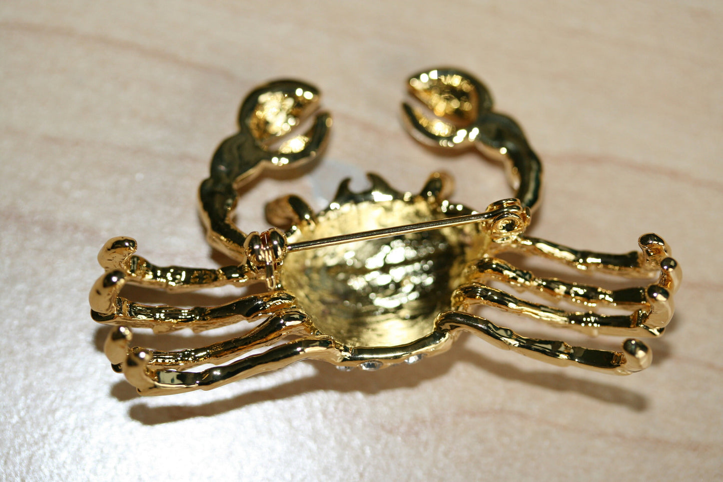 Rhinestone Crab Brooch Pin NEW Crab Brooches Sparkling Rhinestone Lovely Sea Animal Brooch Pins Gifts