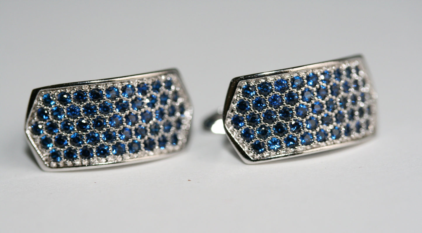 Rhinestone Fashion Hoop Silver Earrings For Her Holiday Hoop Earrings Gift