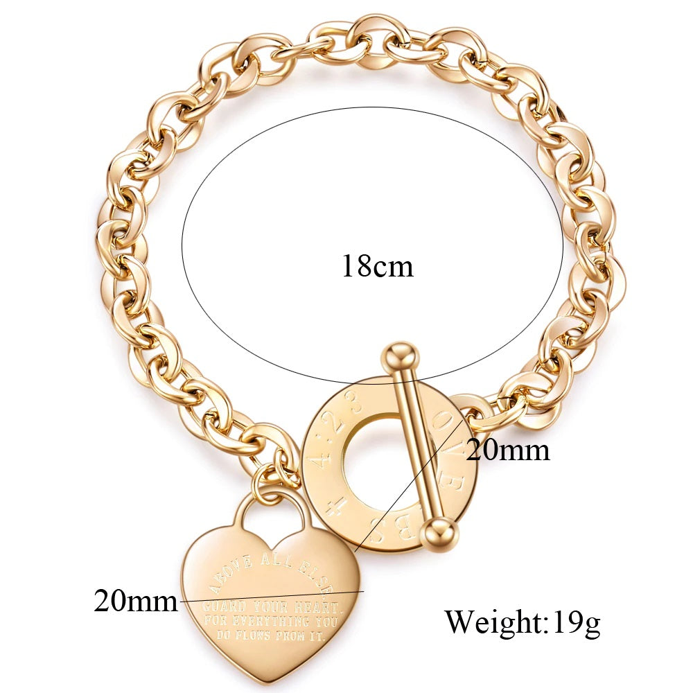 Proverbs 4:23 Bracelet for Women – Guard Your Heart Bracelet