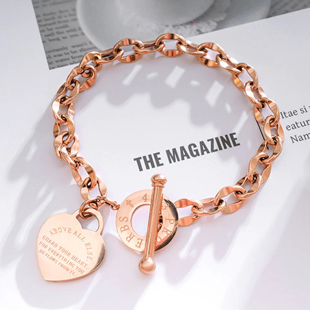 Proverbs 4:23 Bracelet for Women – Guard Your Heart Bracelet
